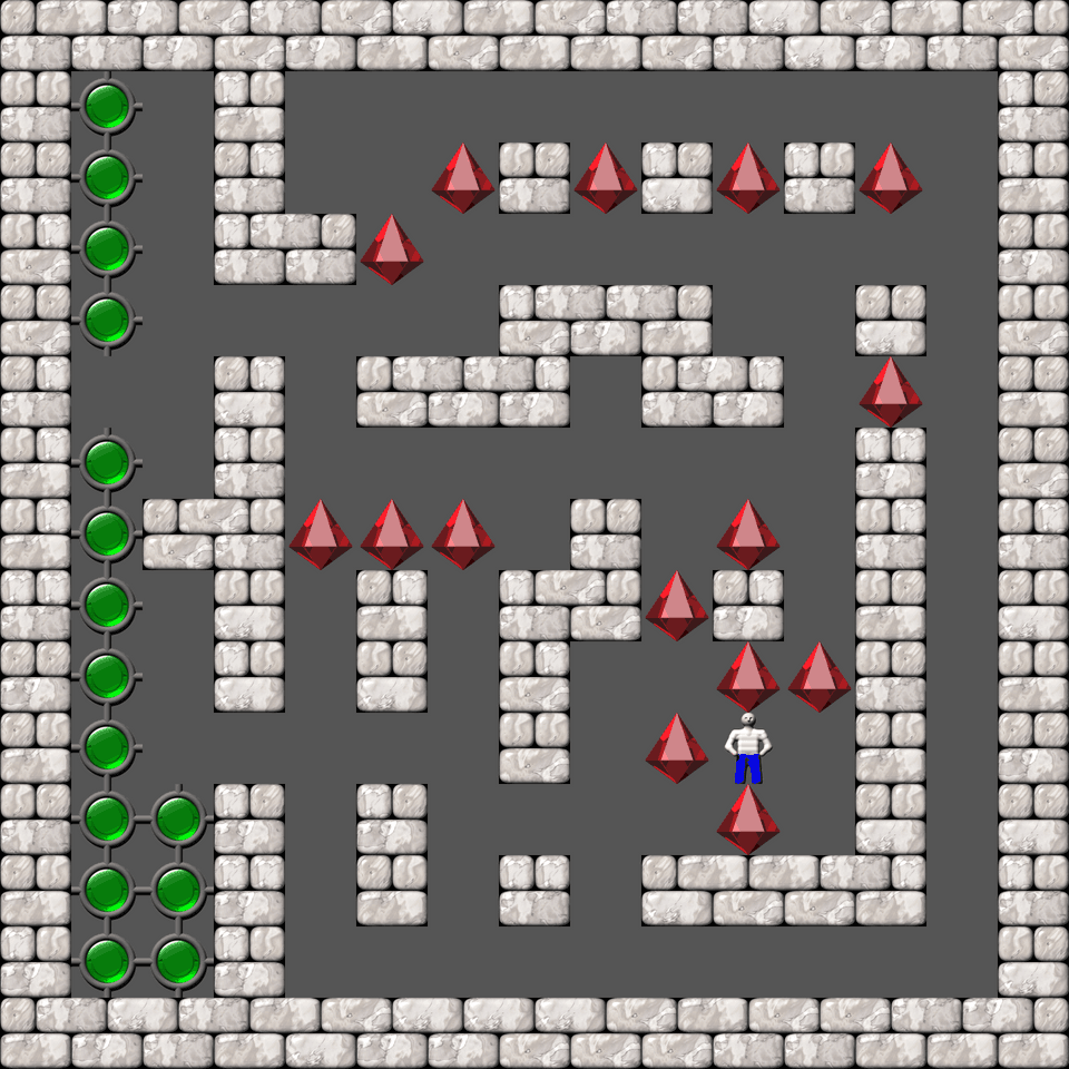 Sokoban Mass Remodel level 1874